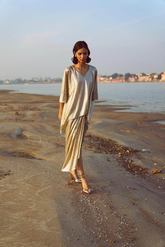 SHIMMER WRAP SKIRT - dash and dot dash and dot