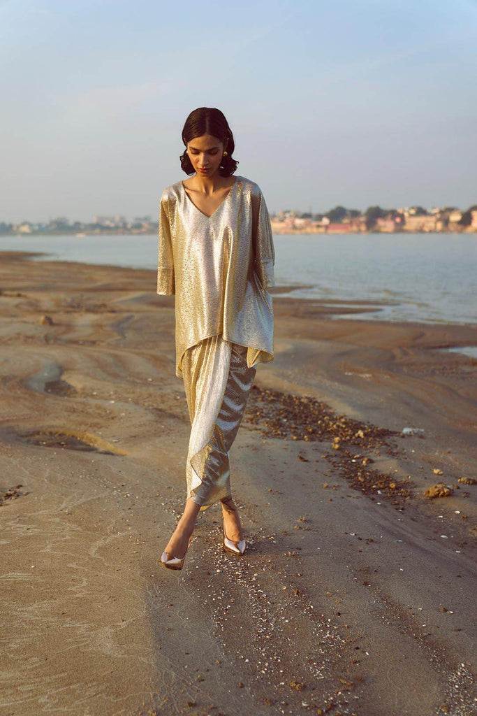 SHIMMER WRAP SKIRT - dash and dot dash and dot