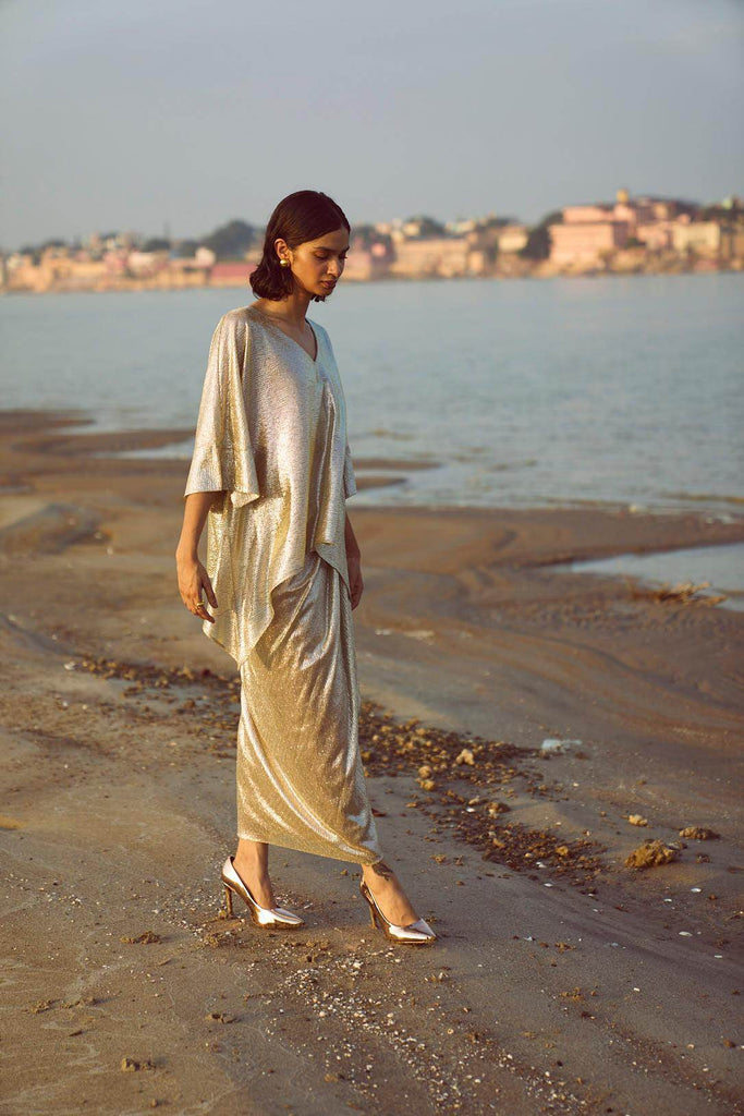 SHIMMER WRAP SKIRT - dash and dot dash and dot