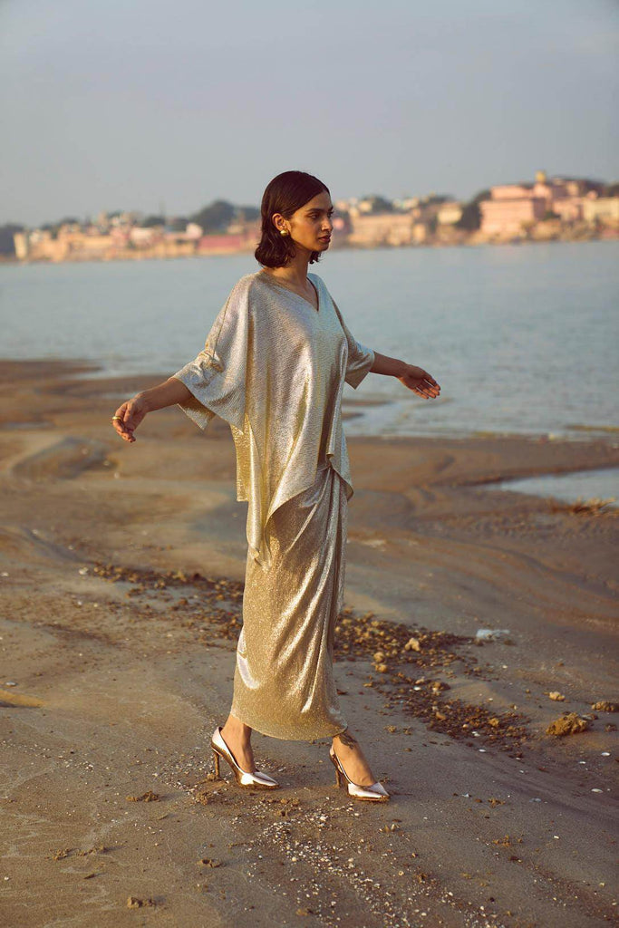 SHIMMER WRAP SKIRT - dash and dot dash and dot