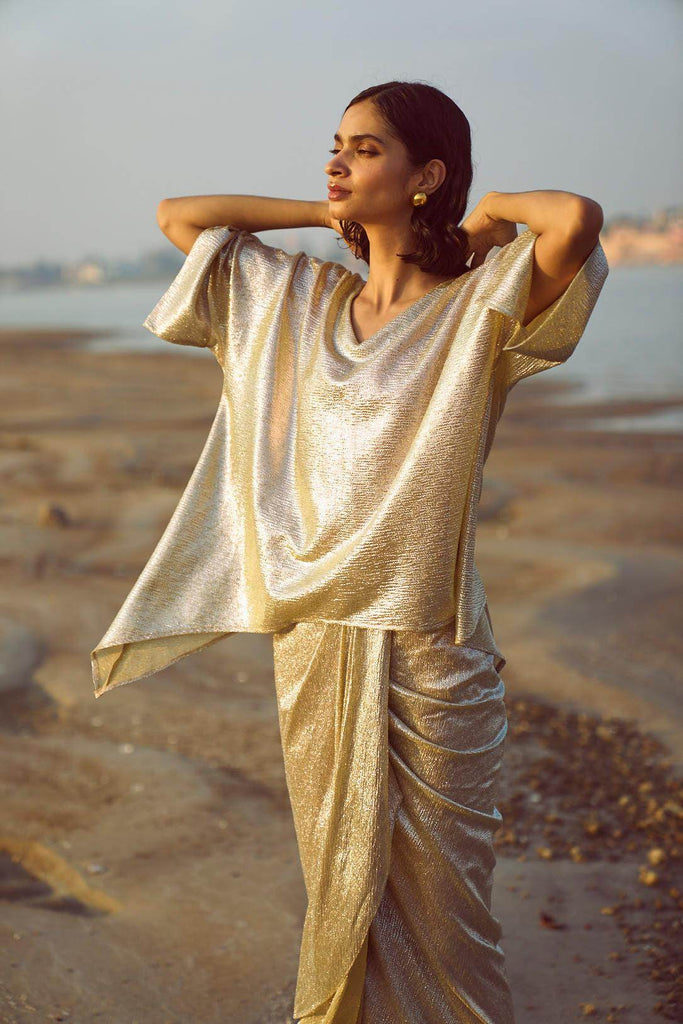 SHIMMER BOXY TOP - dash and dot dash and dot