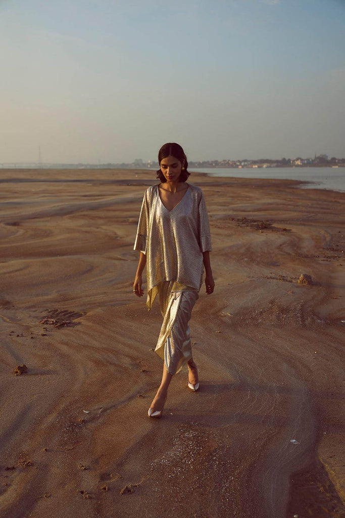 SHIMMER WRAP SKIRT SET - dash and dot dash and dot