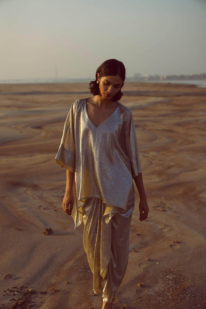 SHIMMER WRAP SKIRT SET - dash and dot dash and dot