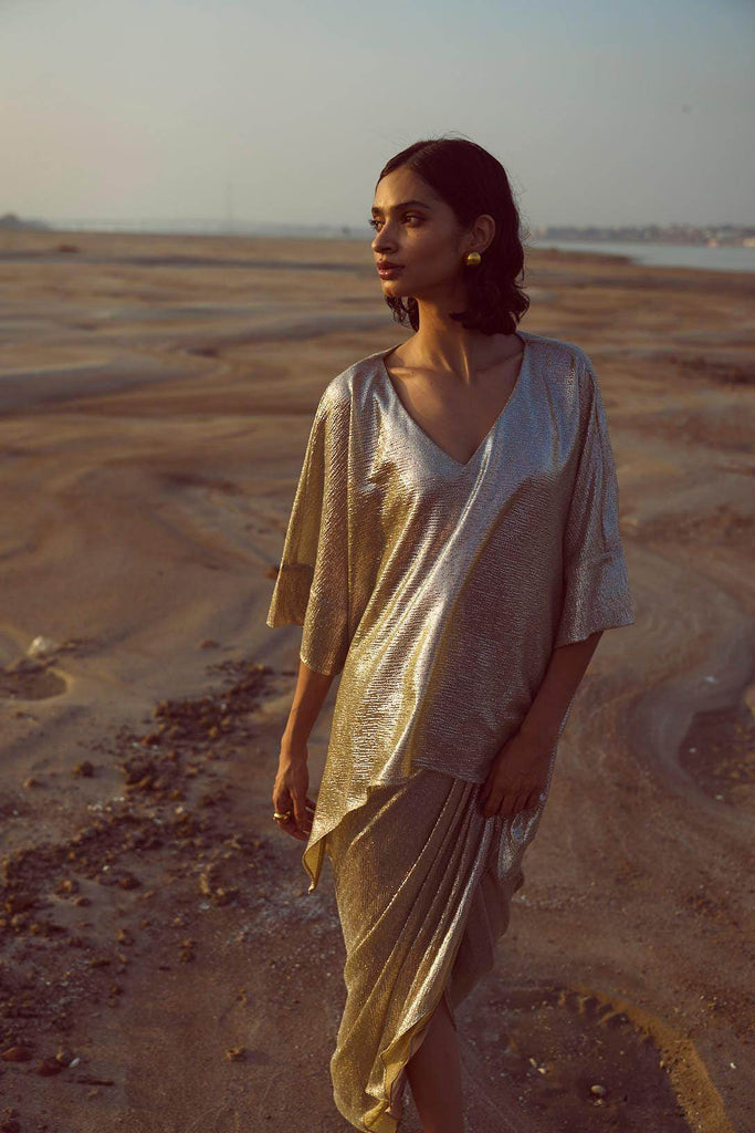 SHIMMER BOXY TOP - dash and dot dash and dot