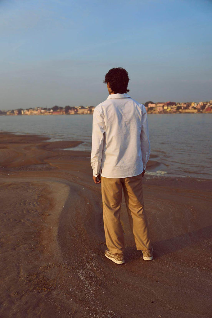 CONTRAST BIB PANT SET - dash and dot dash and dot