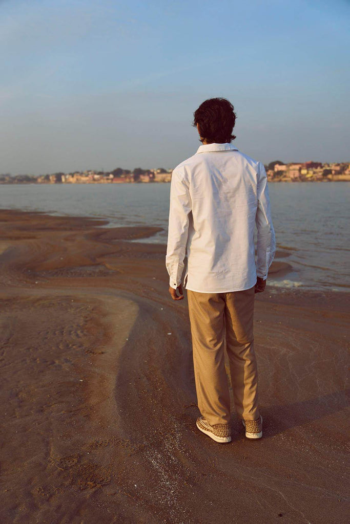 CONTRAST BIB PANT SET - dash and dot dash and dot