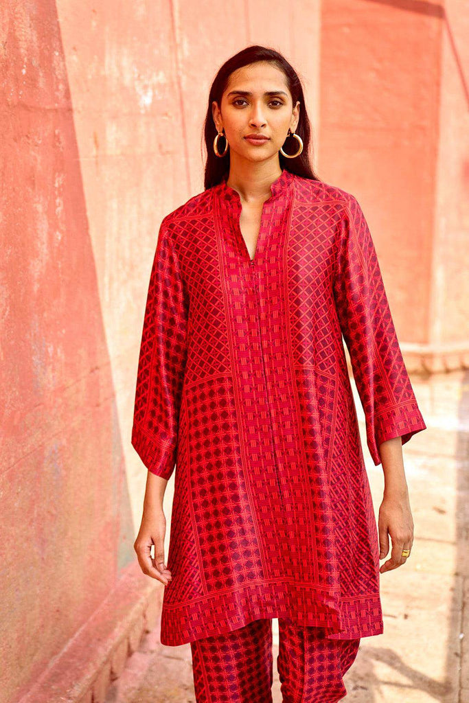 RATTAN PRINTED TOP - dash and dot dash and dot