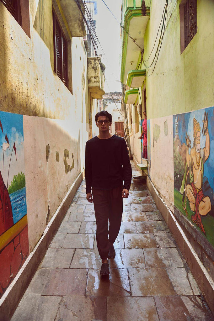 HIGH/LOW SHIRT - dash and dot dash and dot