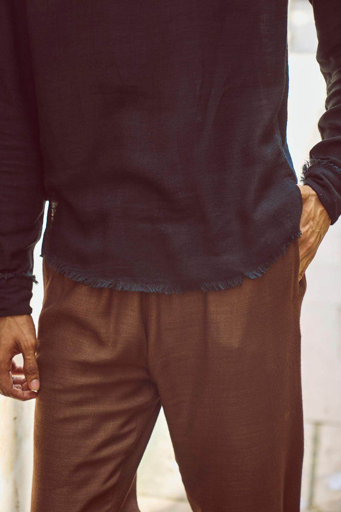 HIGH/LOW SHIRT - dash and dot dash and dot