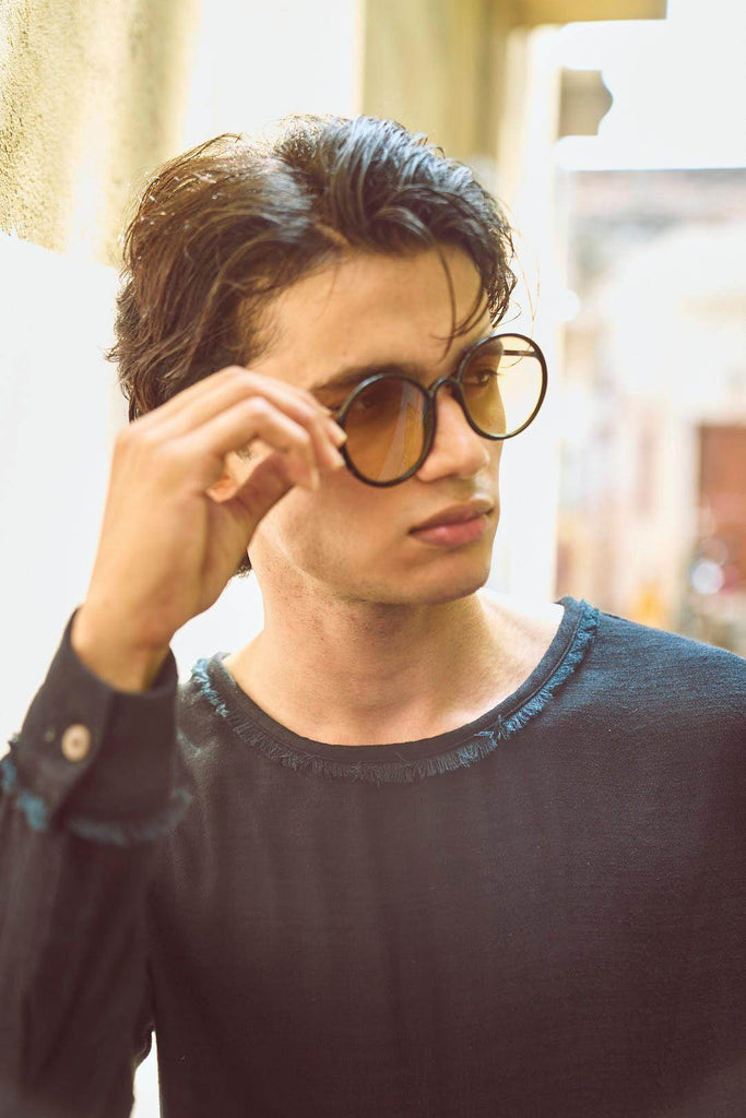 HIGH/LOW SHIRT - dash and dot dash and dot