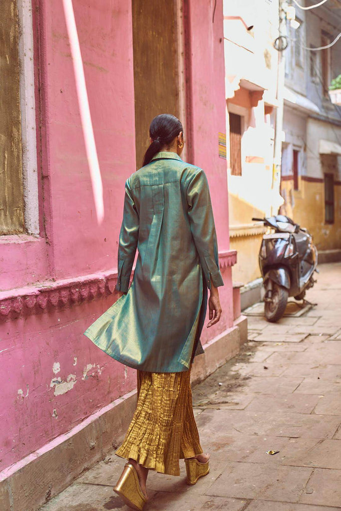 LONGLINE TOP & CRUSHED PANT SET - dash and dot dash and dot