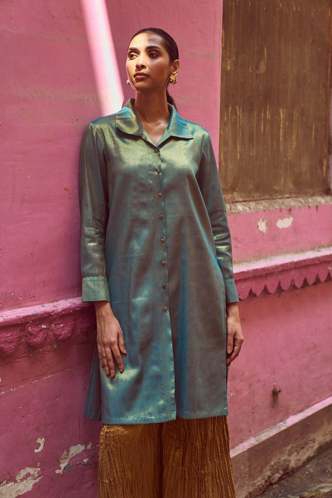 LONGLINE TOP & CRUSHED PANT SET - dash and dot dash and dot