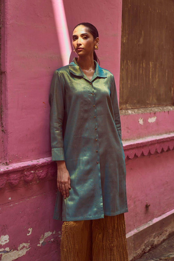 LONGLINE TOP & CRUSHED PANT SET - dash and dot dash and dot