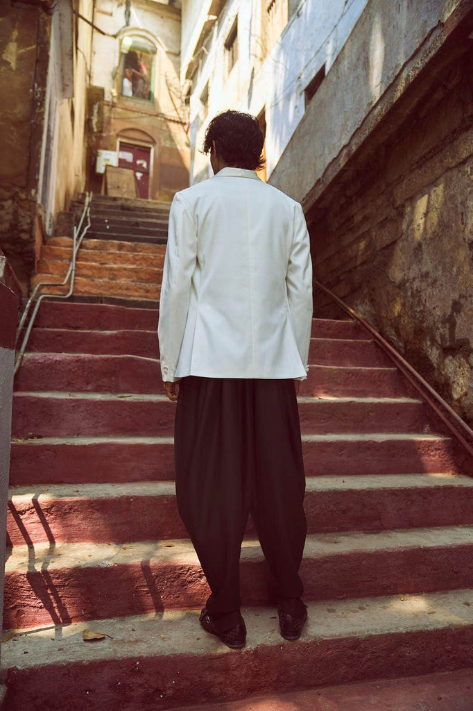 BLACK COWL PANTS - dash and dot dash and dot