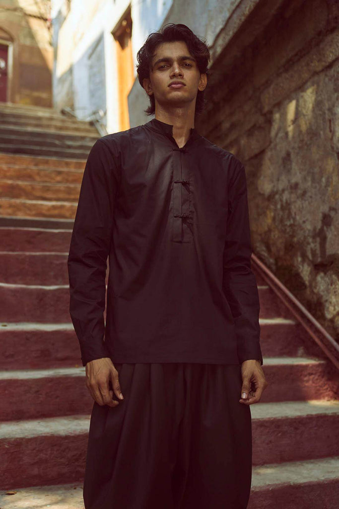 KNOT SHIRT AND COWL PANT SET - dash and dot dash and dot