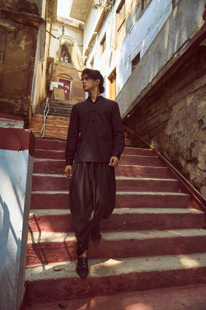 KNOT SHIRT AND COWL PANT SET - dash and dot dash and dot