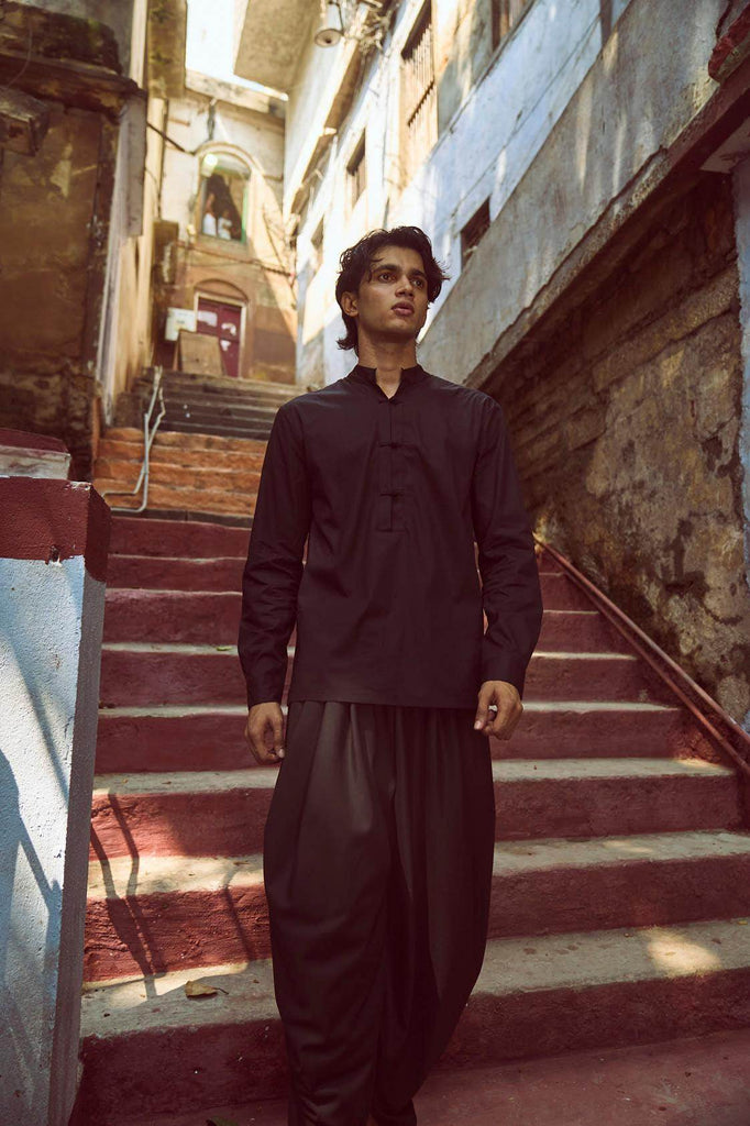 KNOT SHIRT AND COWL PANT SET - dash and dot dash and dot