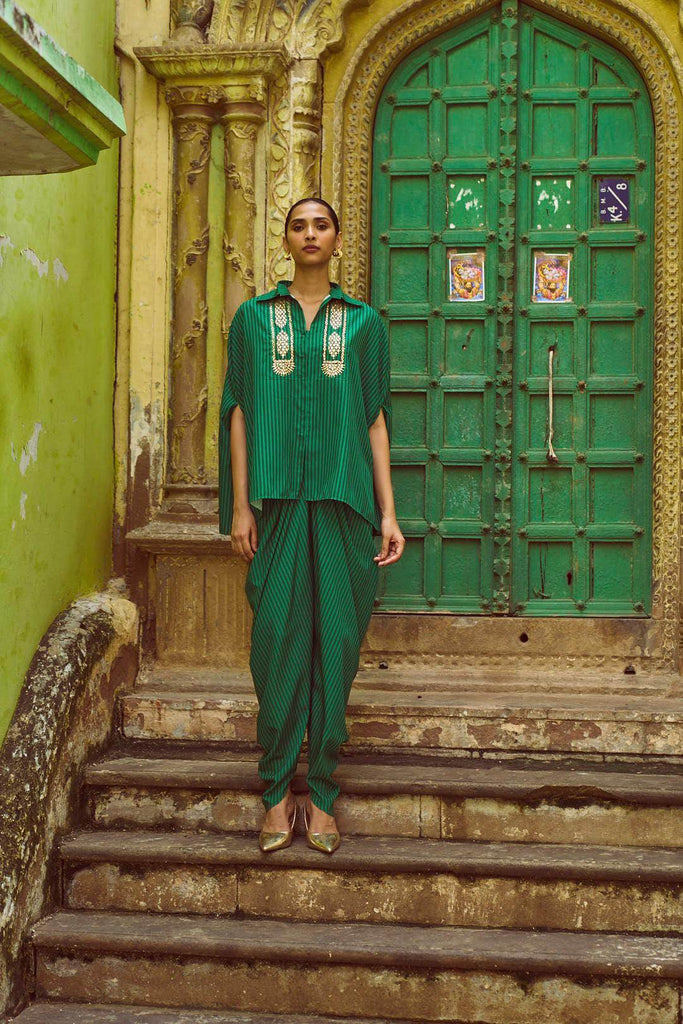 GOTA EMBROIDERED CAPE TOP - dash and dot dash and dot