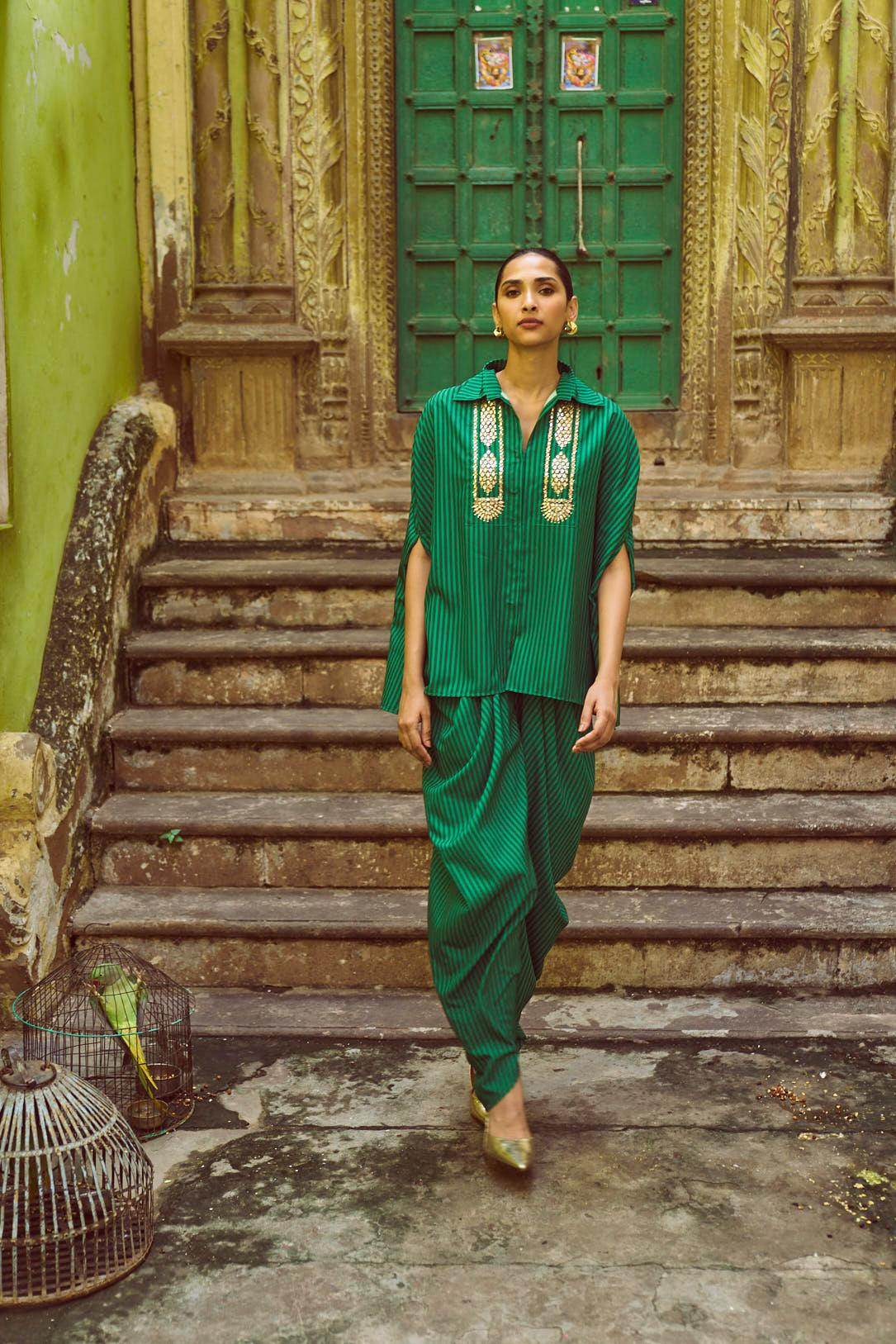 GOTA CAPE & DRAPE PANT SET - dash and dot