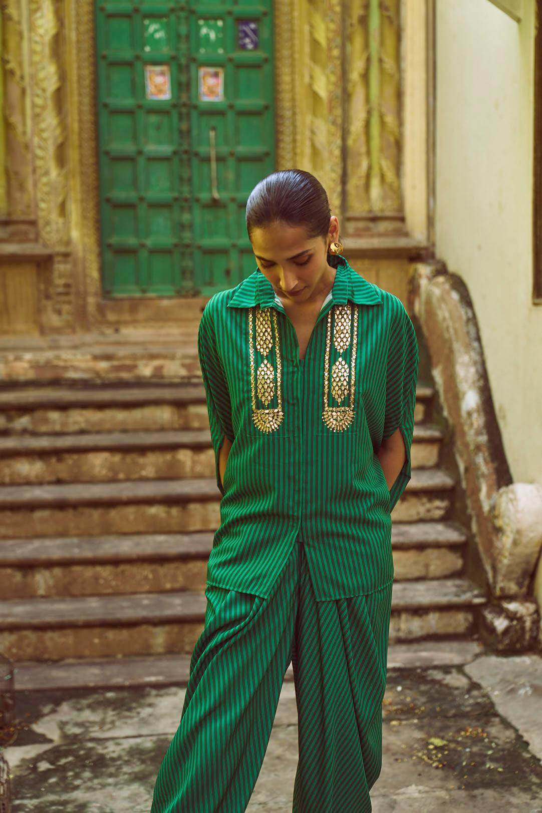 GOTA CAPE & DRAPE PANT SET - dash and dot