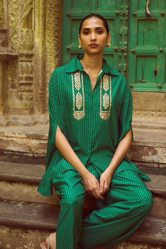 GOTA EMBROIDERED CAPE TOP - dash and dot dash and dot