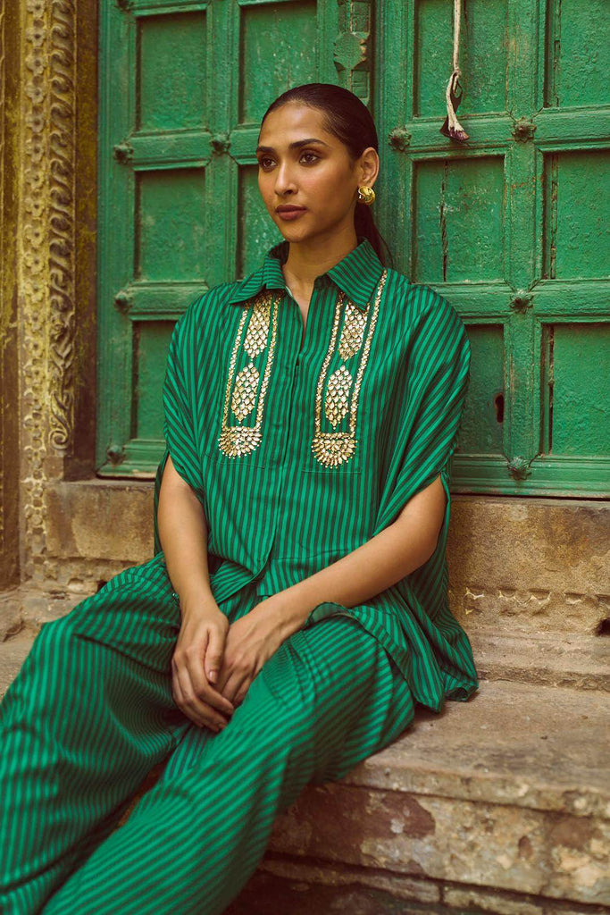 GOTA EMBROIDERED CAPE TOP - dash and dot dash and dot