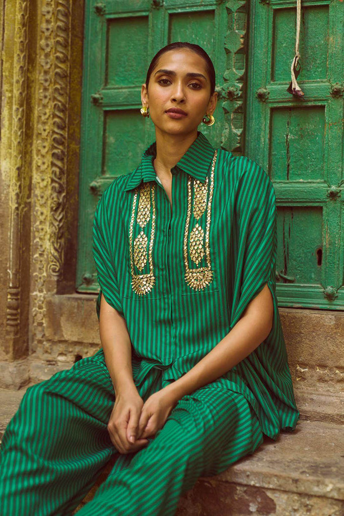 GOTA EMBROIDERED CAPE TOP - dash and dot dash and dot