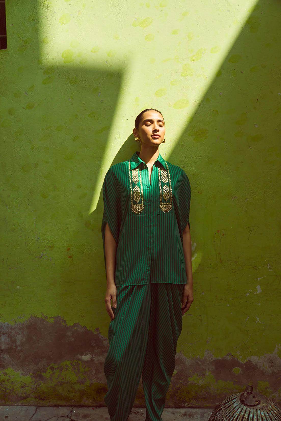 GOTA CAPE & DRAPE PANT SET - dash and dot