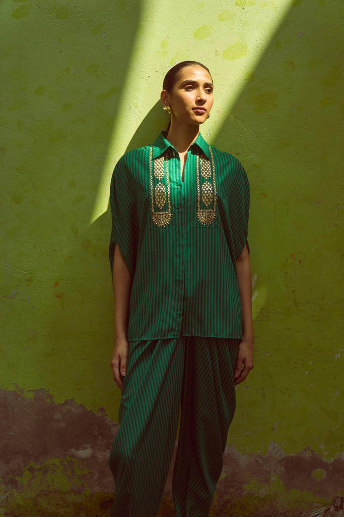 GOTA EMBROIDERED CAPE TOP - dash and dot dash and dot