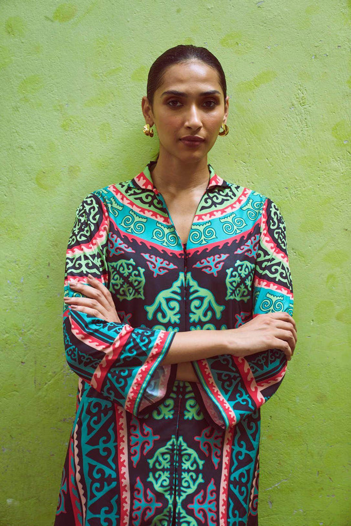 TRIBAL PRINTED SET - dash and dot dash and dot