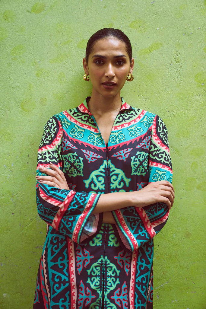 TRIBAL PRINTED TOP - dash and dot dash and dot