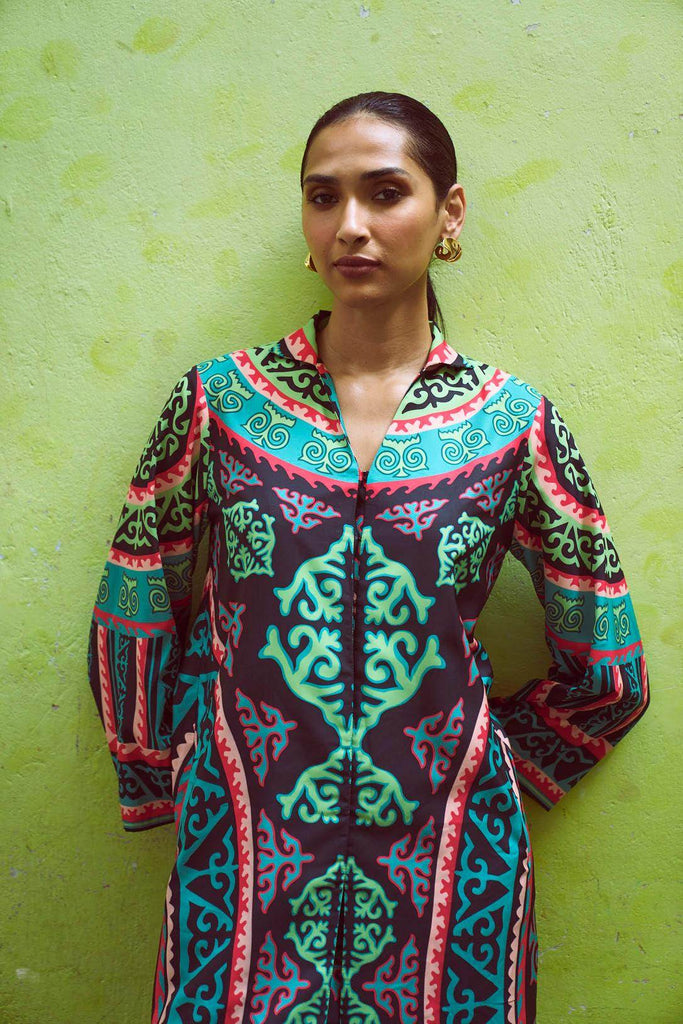 TRIBAL PRINTED TOP - dash and dot dash and dot