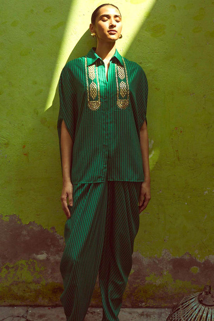 GOTA CAPE & DRAPE PANT SET - dash and dot dash and dot