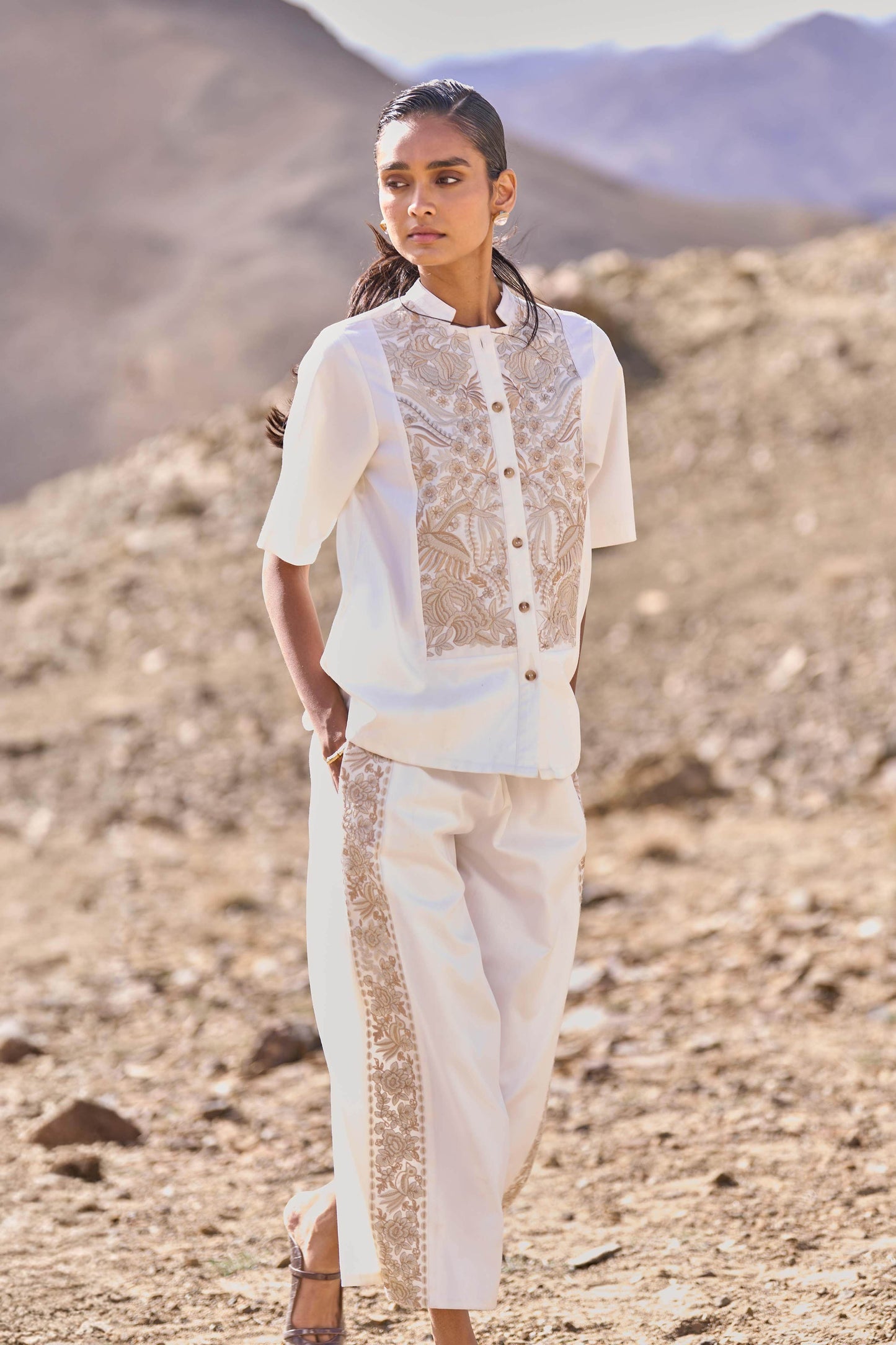 GARA STITCH TUXEDO PANT - dash and dot