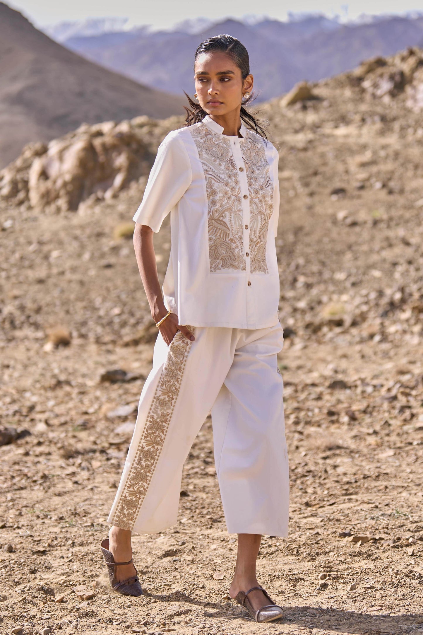 GARA STITCH TUXEDO PANT - dash and dot