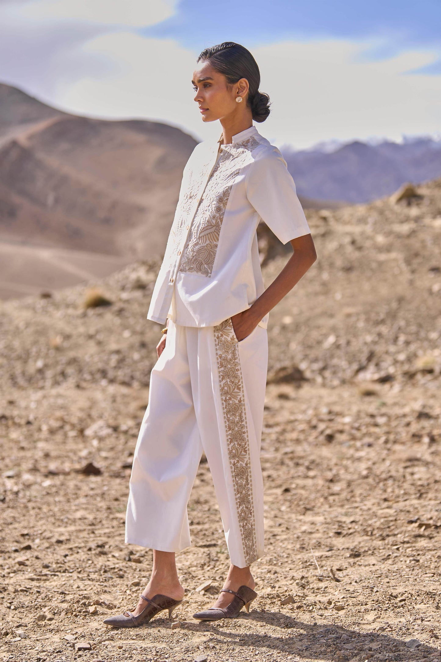 GARA STITCH TUXEDO PANT - dash and dot