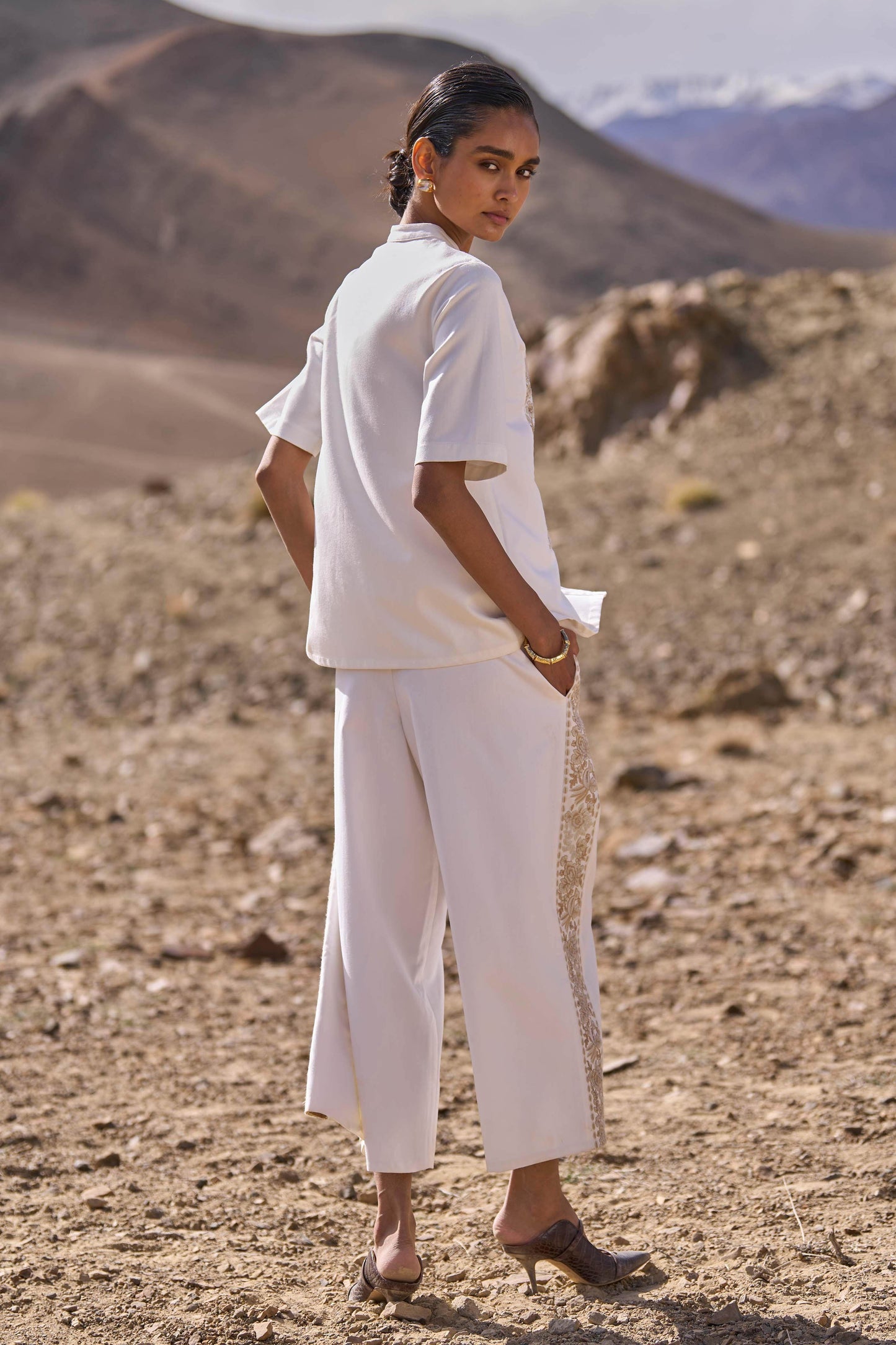 GARA STITCH TUXEDO PANT - dash and dot