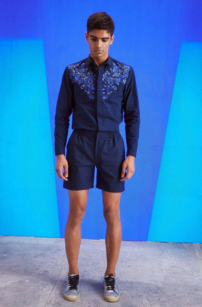 EMBROIDERED FRONT SHIRT - dash and dot dash and dot