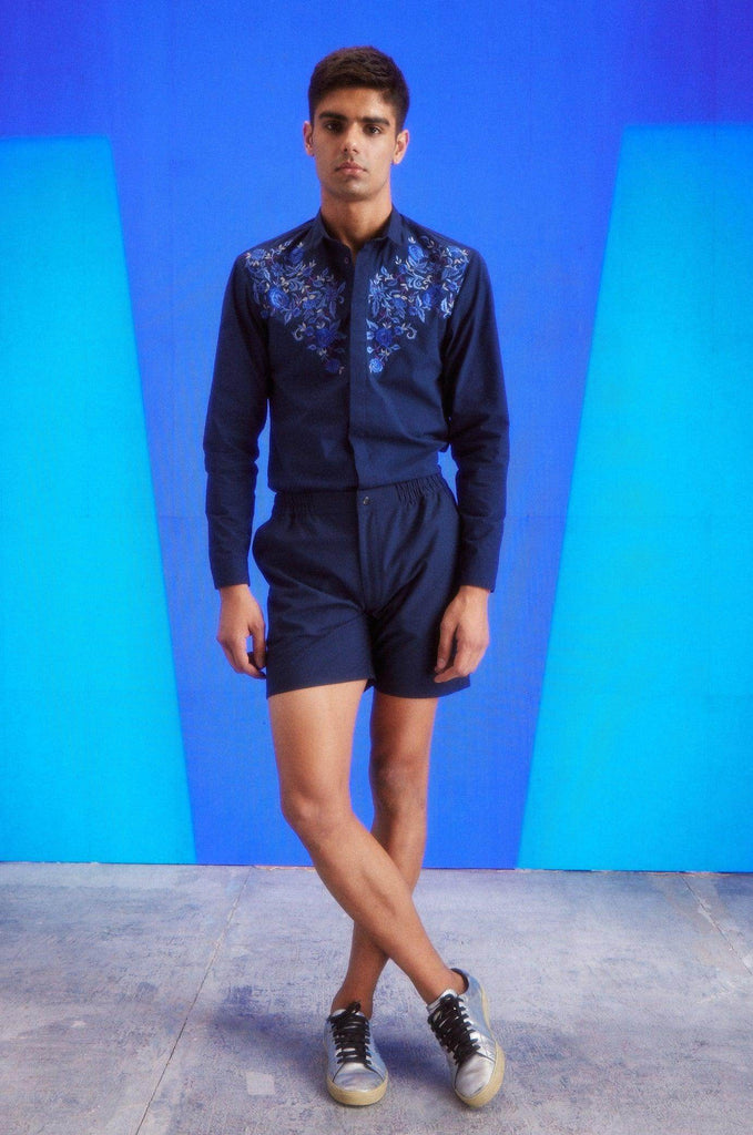 EMBROIDERED FRONT SHIRT - dash and dot dash and dot