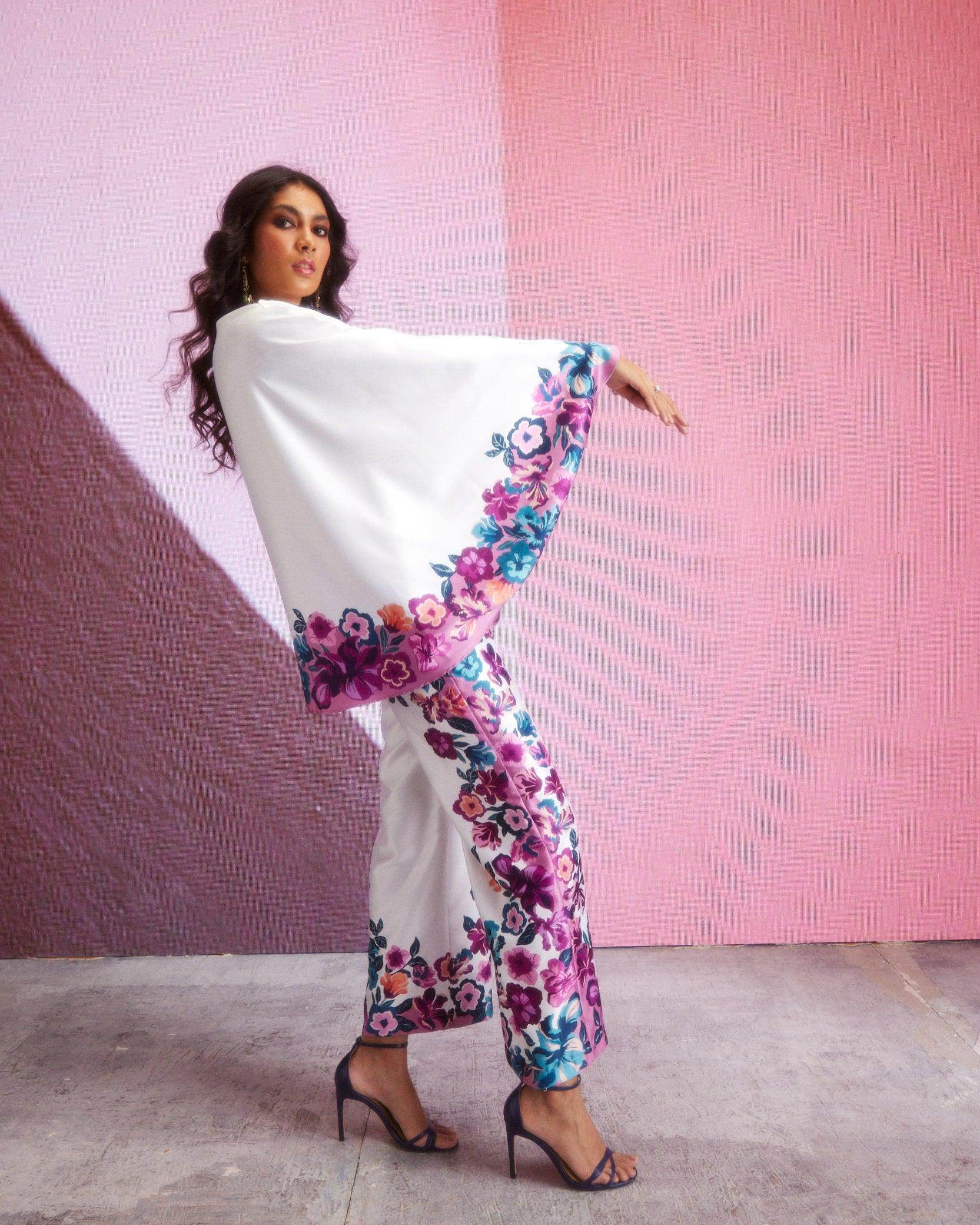 FLORAL BORDER SET - dash and dot