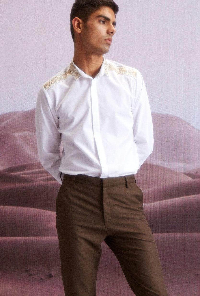 GARA STITCH PLACED SHIRT - dash and dot dash and dot