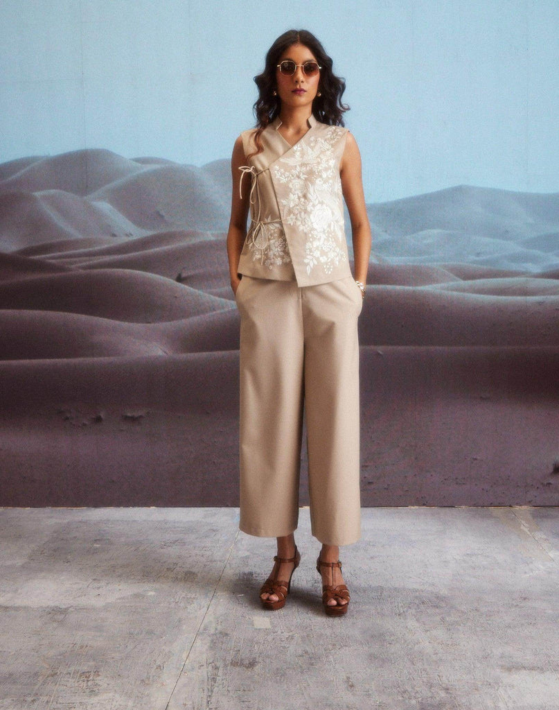 EMBROIDERED WAISTCOAT SET - dash and dot dash and dot