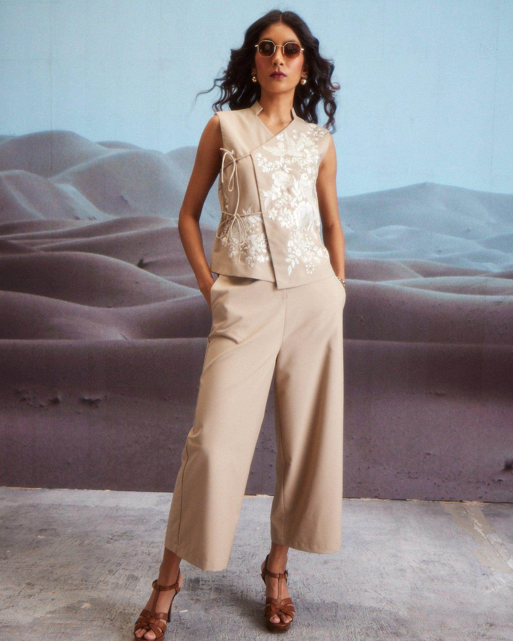 EMBROIDERED WAISTCOAT SET - dash and dot