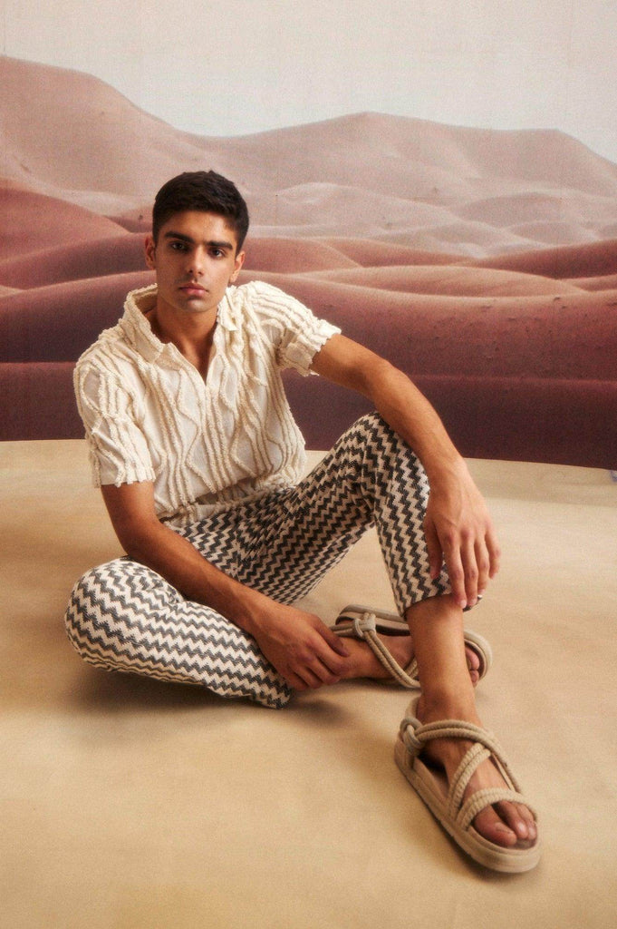 CHEVRON PANTS - dash and dot dash and dot