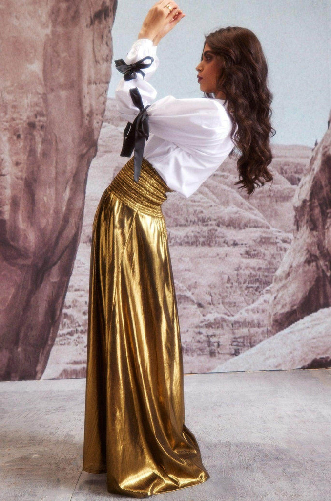 CONTRAST SLEEVE TIE SHIRT - dash and dot dash and dot