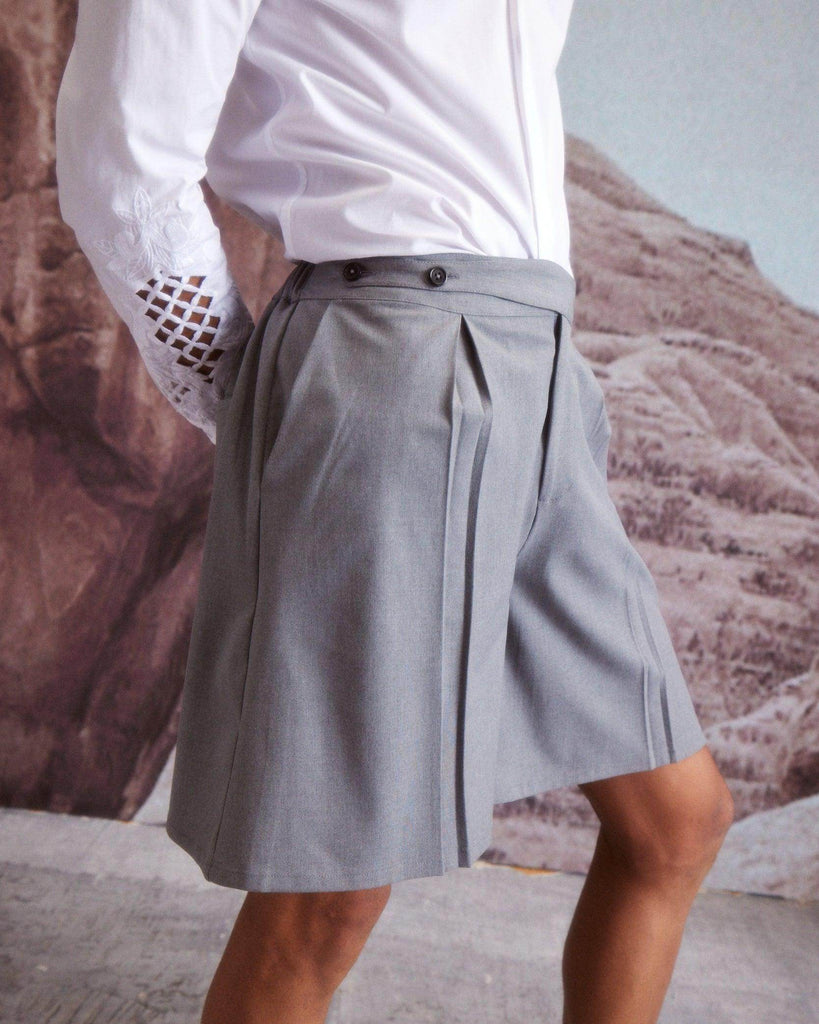 EMBROIDERED CUFF SHIRT - dash and dot dash and dot