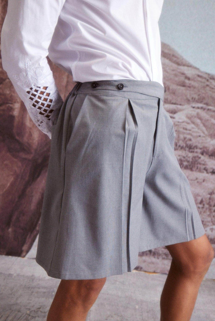 EMBROIDERED CUFF SHIRT - dash and dot dash and dot