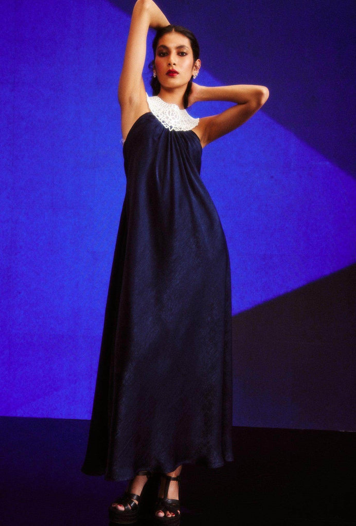 CUTWORK FRONT & BACK GOWN - dash and dot dash and dot