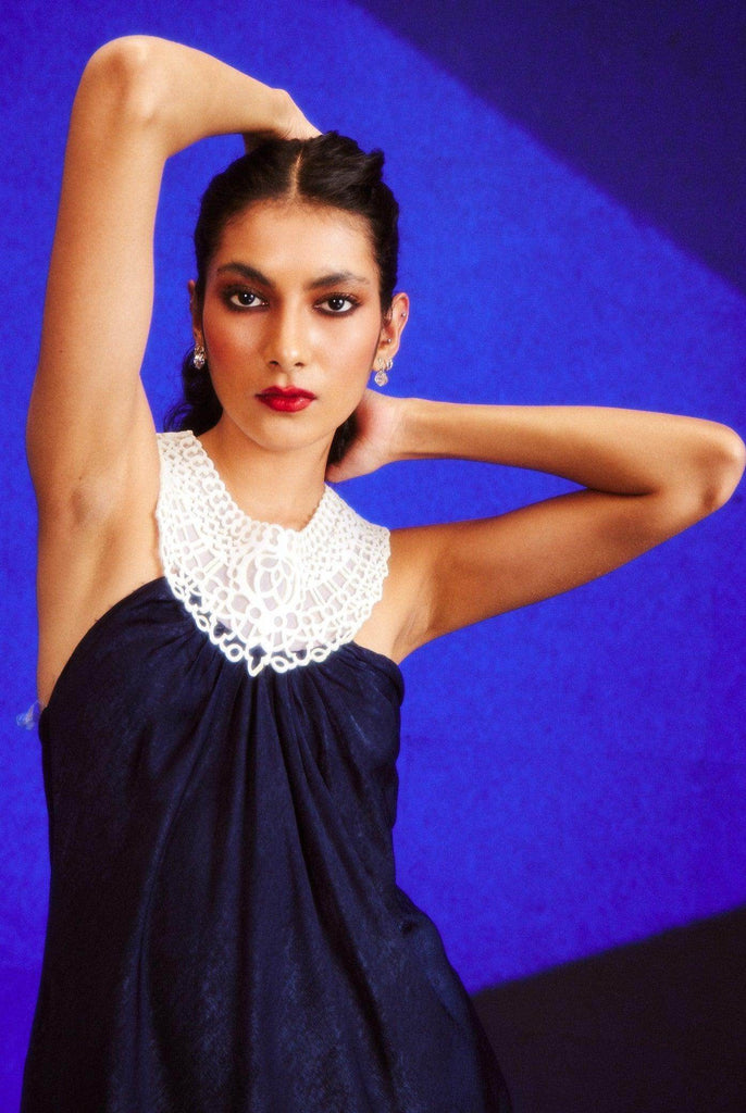 CUTWORK FRONT & BACK GOWN - dash and dot dash and dot