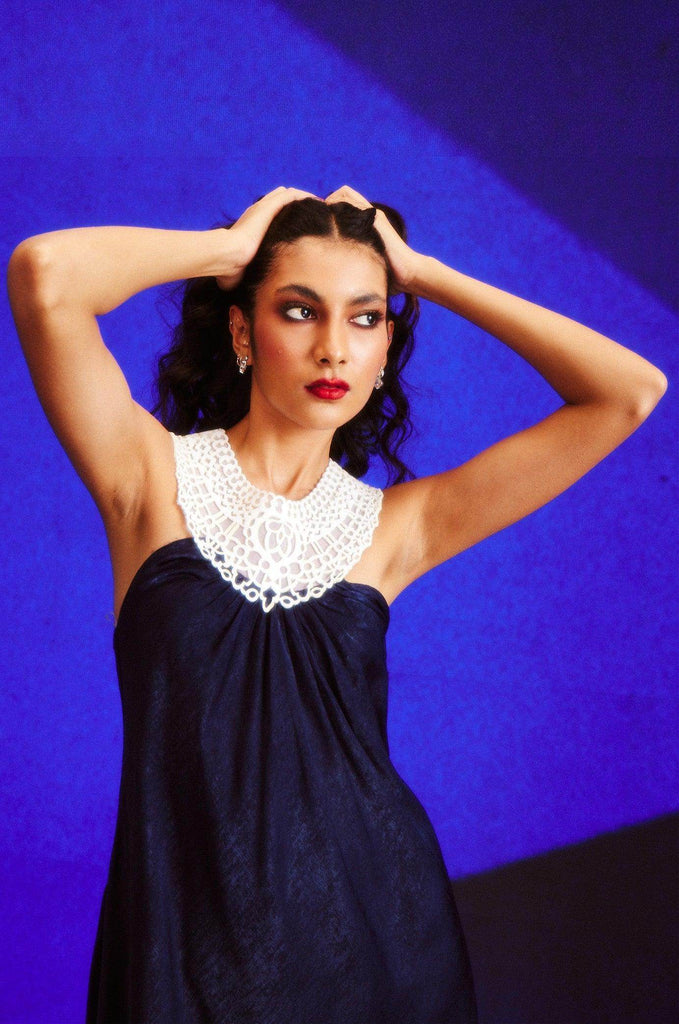 CUTWORK FRONT & BACK GOWN - dash and dot dash and dot